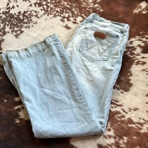 Light wash wrangler jeans